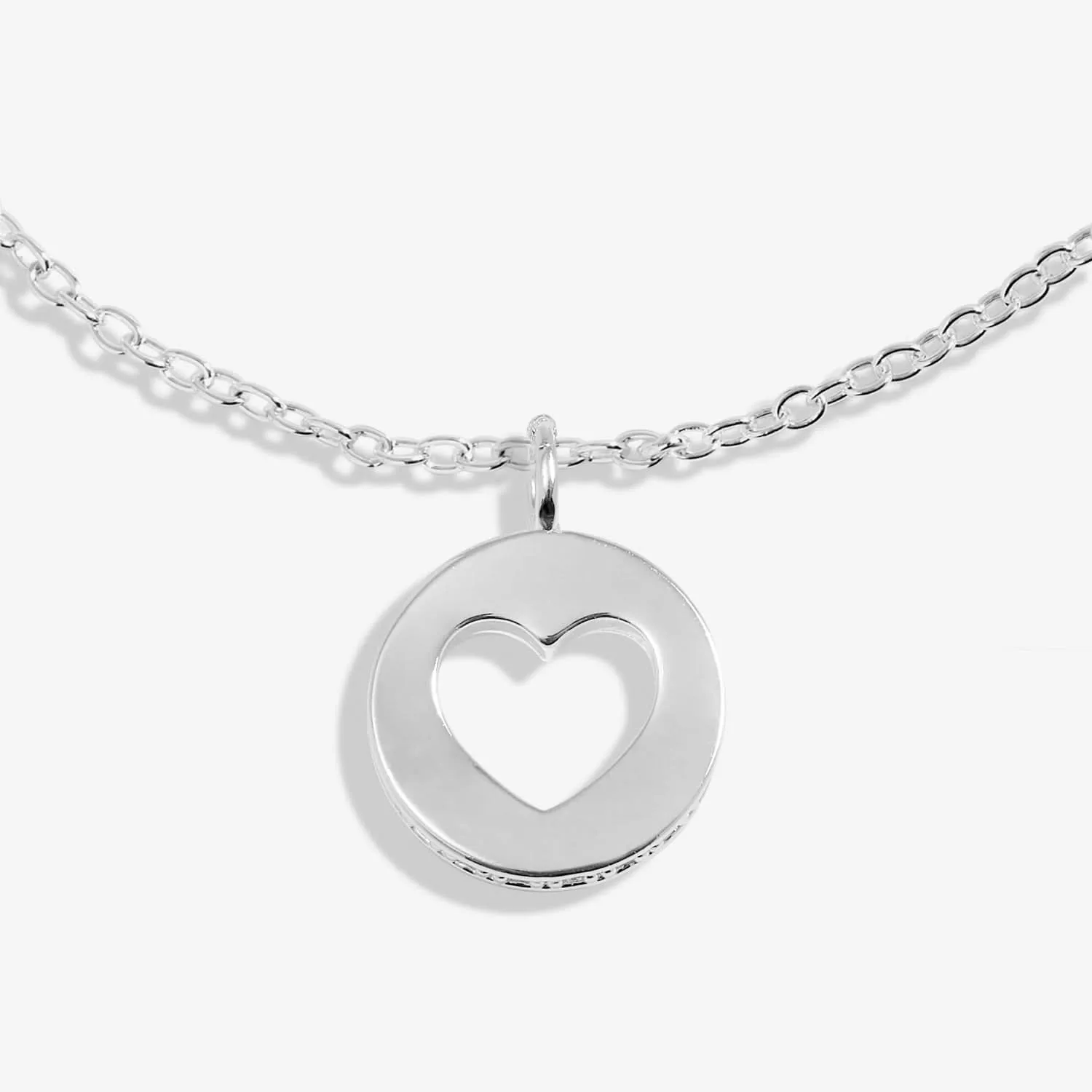 Style Stories Pave Edge Heart Silver Plated Bracelet 7719 Joma Jewellery