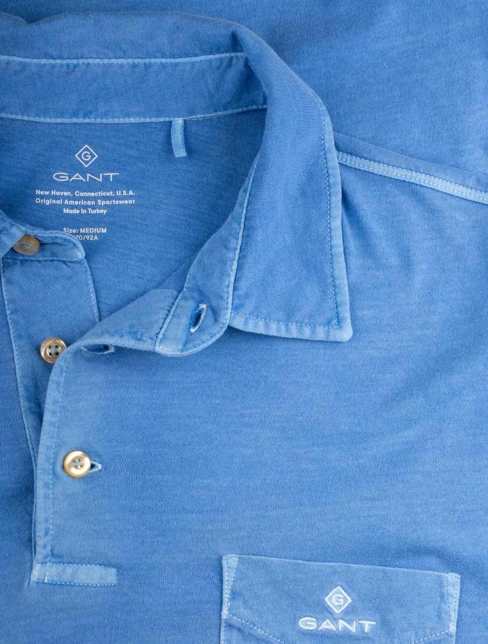 Sunfaded Shortsleeve Rugger Day Blue