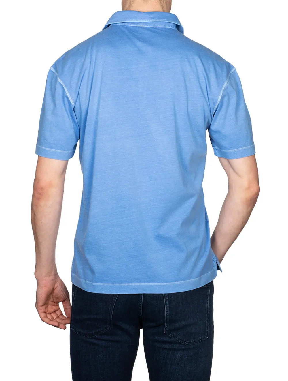 Sunfaded Shortsleeve Rugger Day Blue
