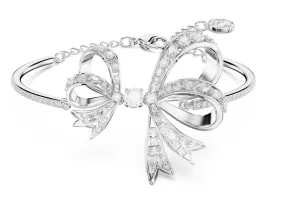 Swarovski Jewellery Volta Silver Bow Bangle