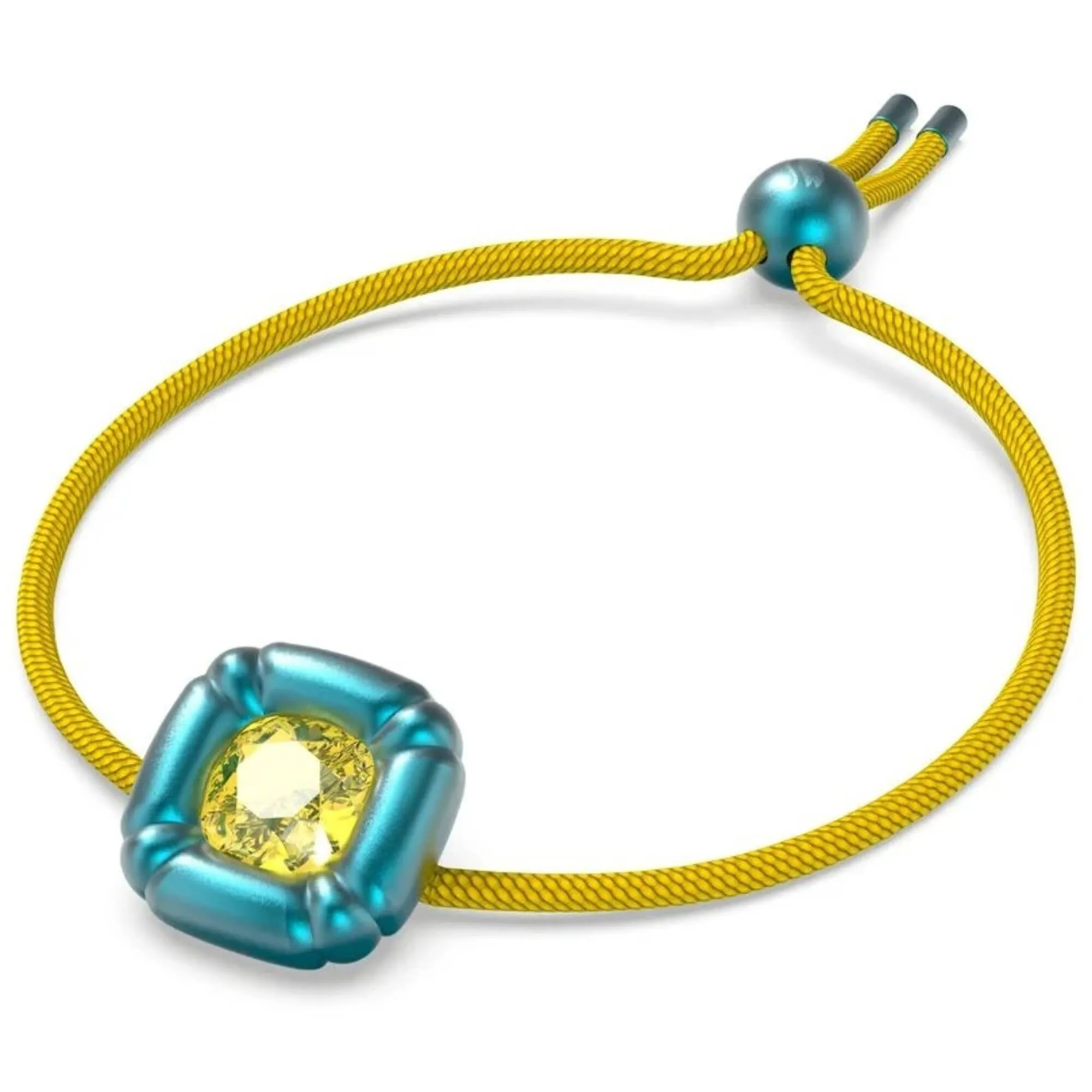 Swarovski Jewelry Swarovski Women's Bracelet - Dulcis Cushion Cut Crystals Blue and Yellow | 5613667