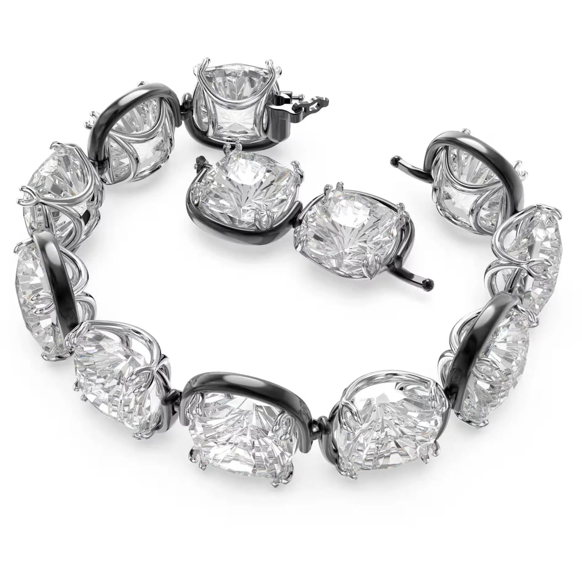 Swarovski Jewelry Swarovski Women's Bracelet - Harmonia White Crystals with Mixed Metal Finish | 5600047
