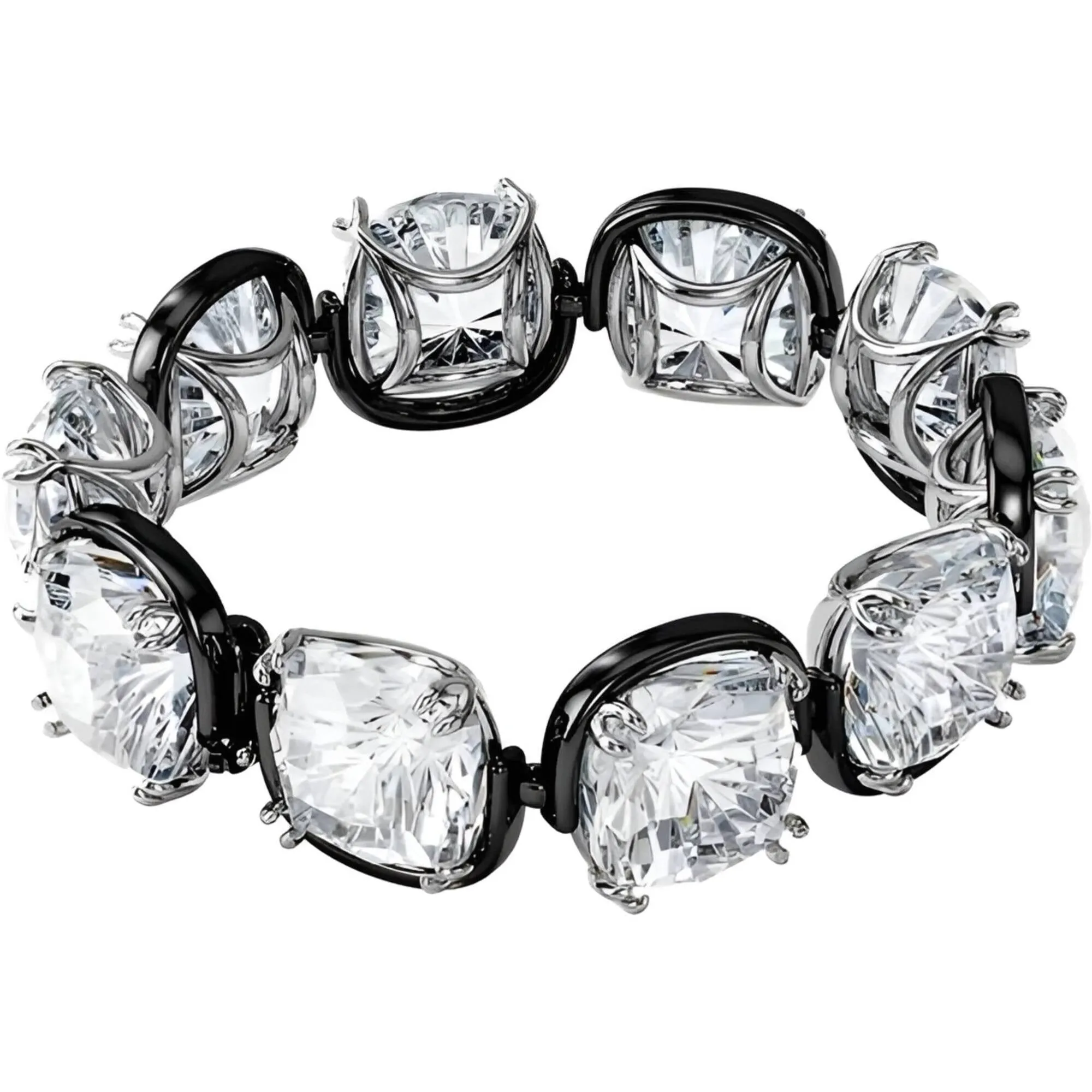 Swarovski Jewelry Swarovski Women's Bracelet - Harmonia White Crystals with Mixed Metal Finish | 5600047