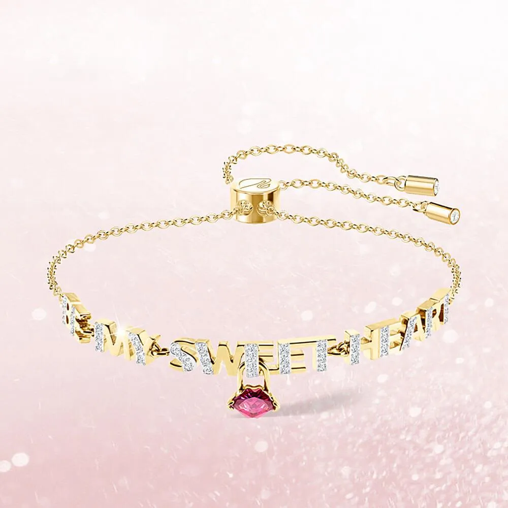 Swarovski Jewelry Swarovski Women's Bracelet - Melt Your Heart Yellow Gold Plated | 5446015