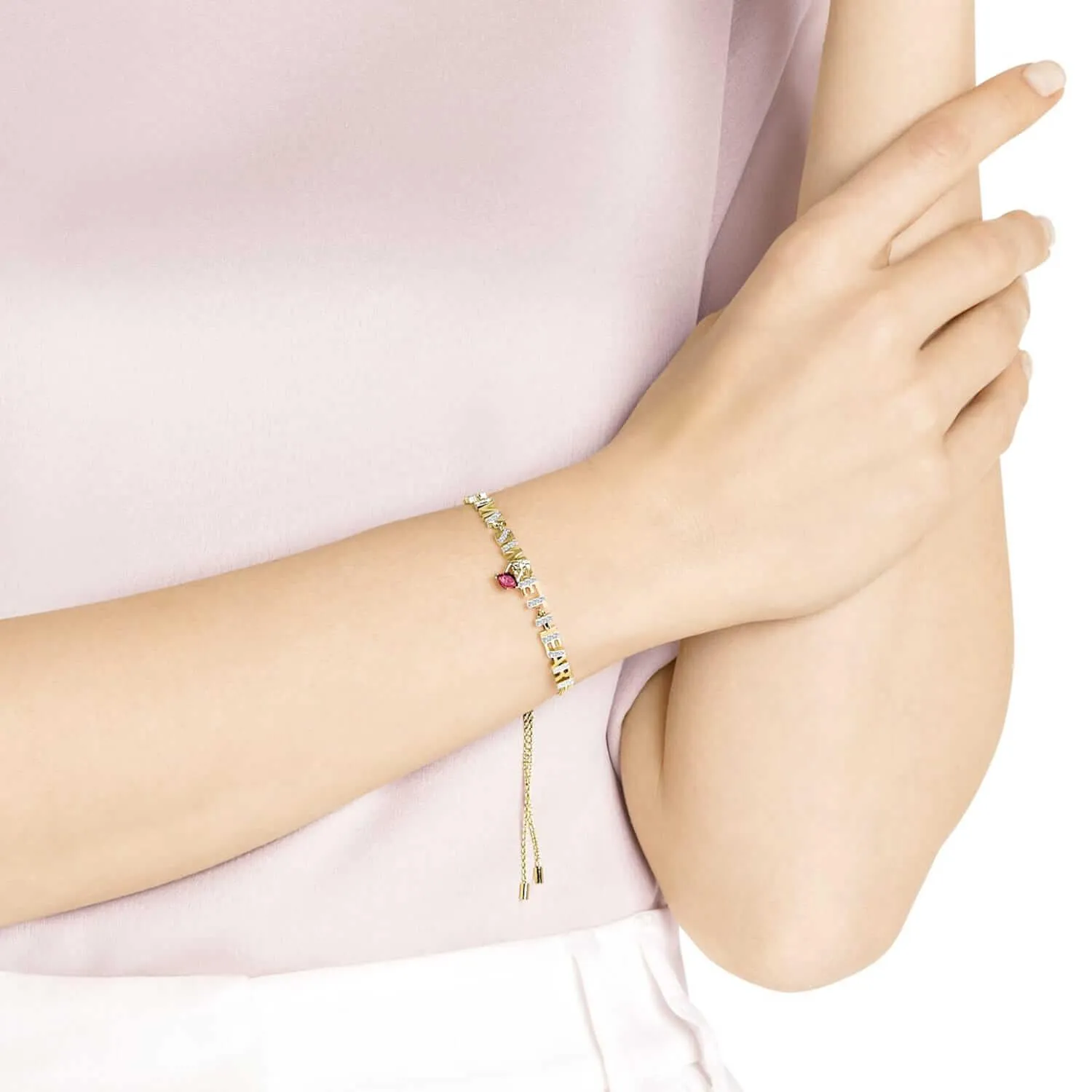 Swarovski Jewelry Swarovski Women's Bracelet - Melt Your Heart Yellow Gold Plated | 5446015