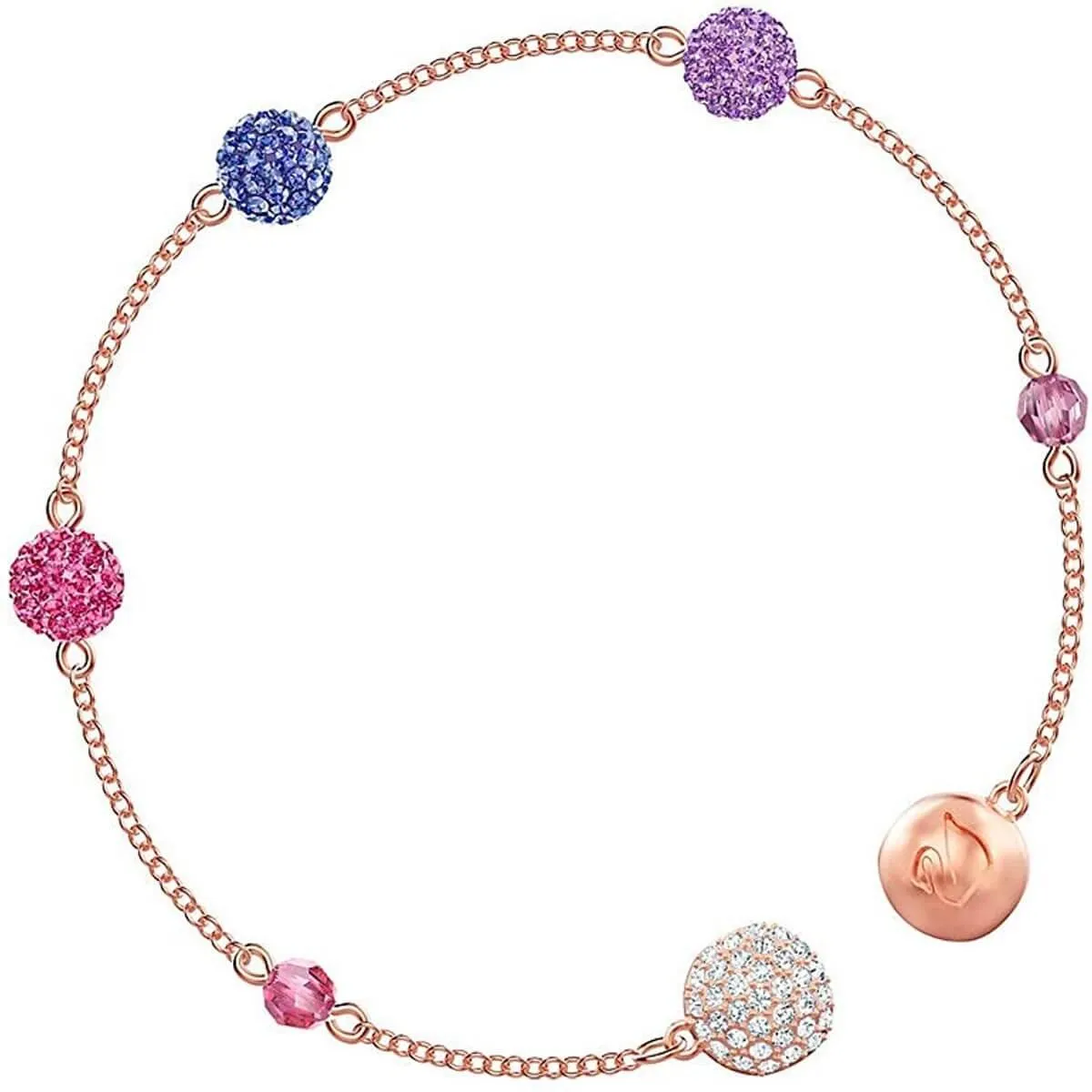 Swarovski Jewelry Swarovski Women's Bracelet - Swarovski Remix Rose Gold Tone Pop Strand | 5479011