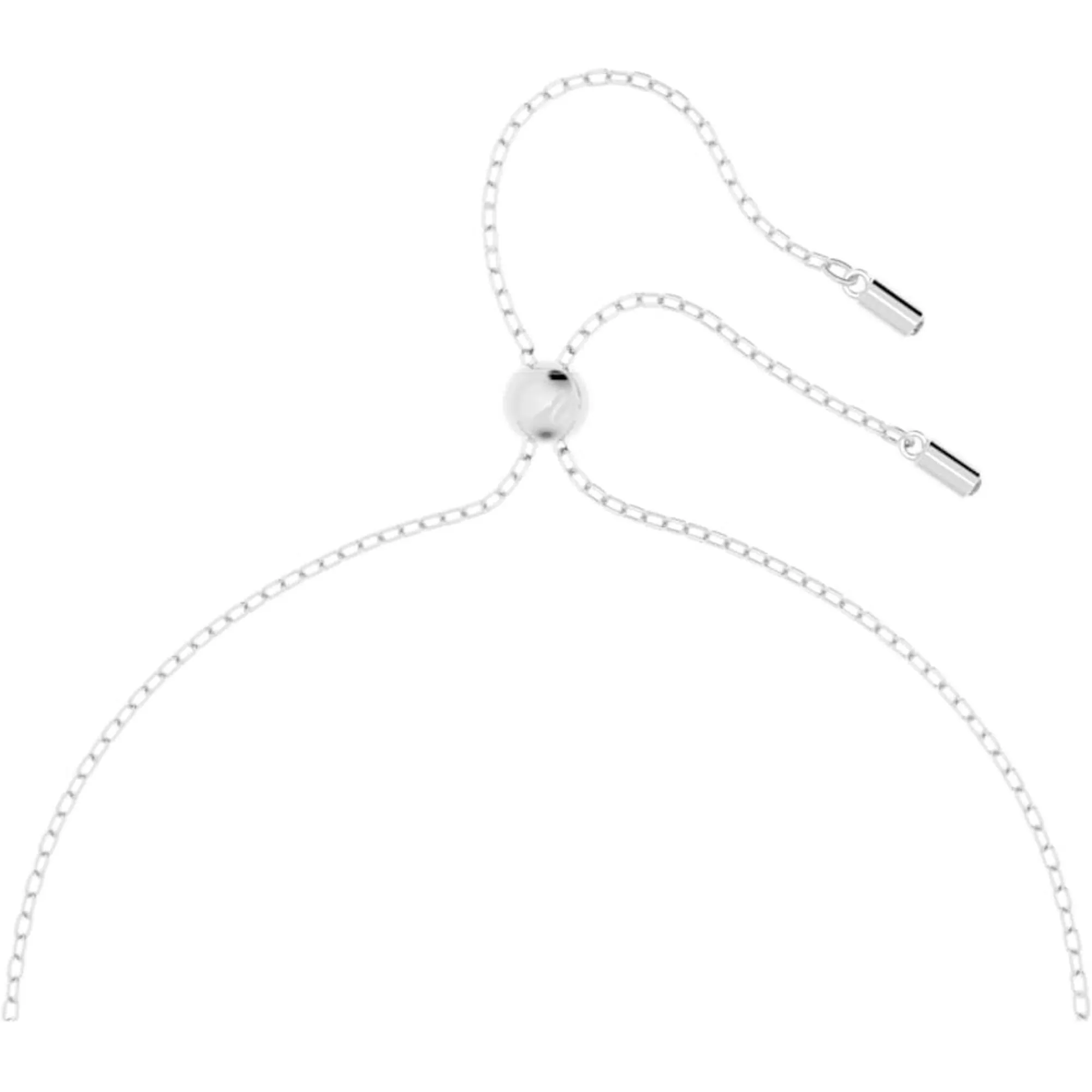Swarovski Jewelry Swarovski Women's Pendant - Hollow White Rhodium Plated Sliding Ball Clasp | 5636501