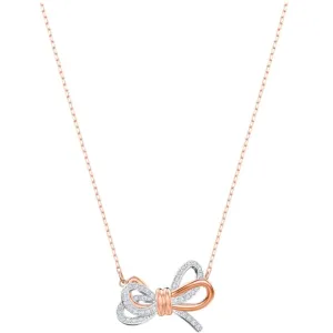 Swarovski Jewelry Swarovski Women's Pendant - Lifelong Bow White Crystals Lobster Clasp | 5440636