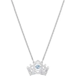 Swarovski Jewelry Swarovski Women's Pendant Necklace - Bee A Queen Crown Motif Blue Crystal | 5501080