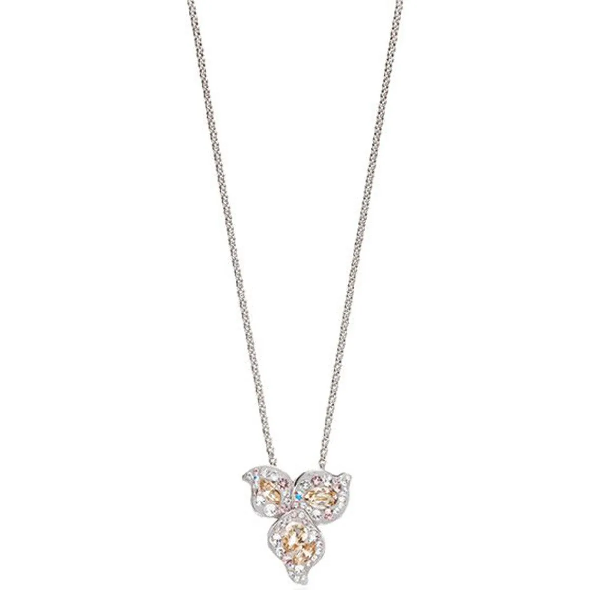 Swarovski Jewelry Swarovski Women's Pendant Necklace - Graceful Bloom Palladium Plated | 5455660