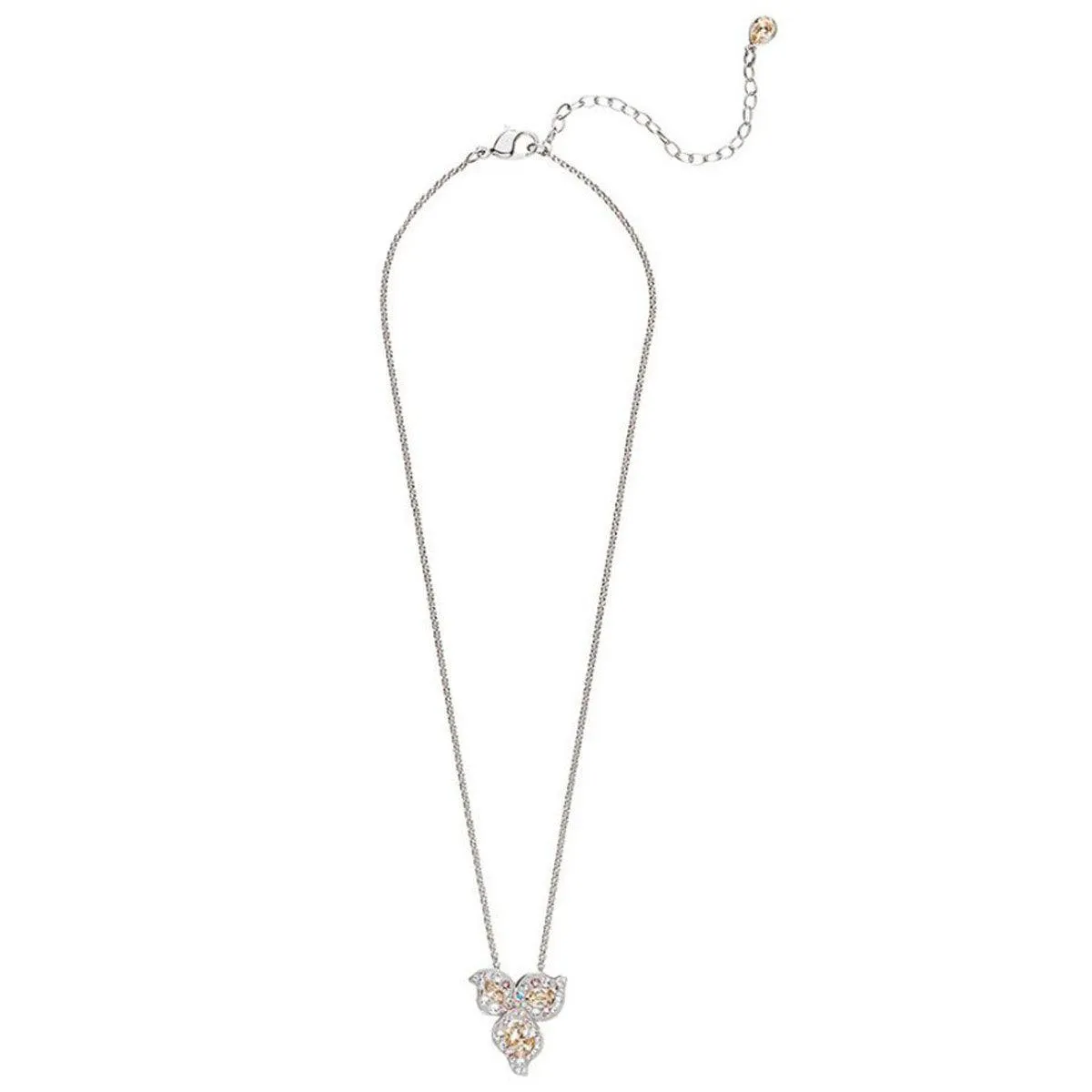 Swarovski Jewelry Swarovski Women's Pendant Necklace - Graceful Bloom Palladium Plated | 5455660
