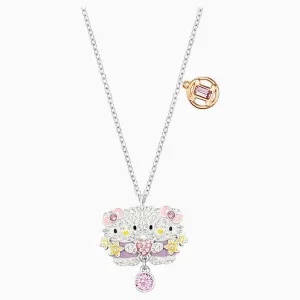Swarovski Jewelry Swarovski Women's Pendant Necklace - Hello Kitty and Gemini Mixed Plated | 5192748