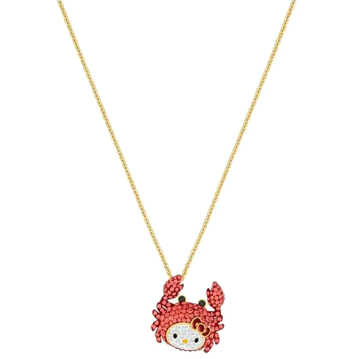 Swarovski Jewelry Swarovski Women's Pendant Necklace - Hello Kitty Crab Multi Colored | 5453217