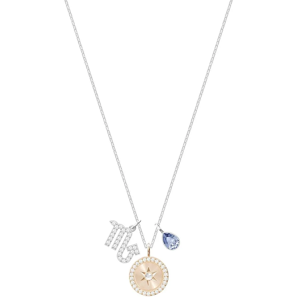 Swarovski Jewelry Swarovski Women's Pendant Necklace - Zodiac Scorpio Sign Rhodium Plated | 5349222