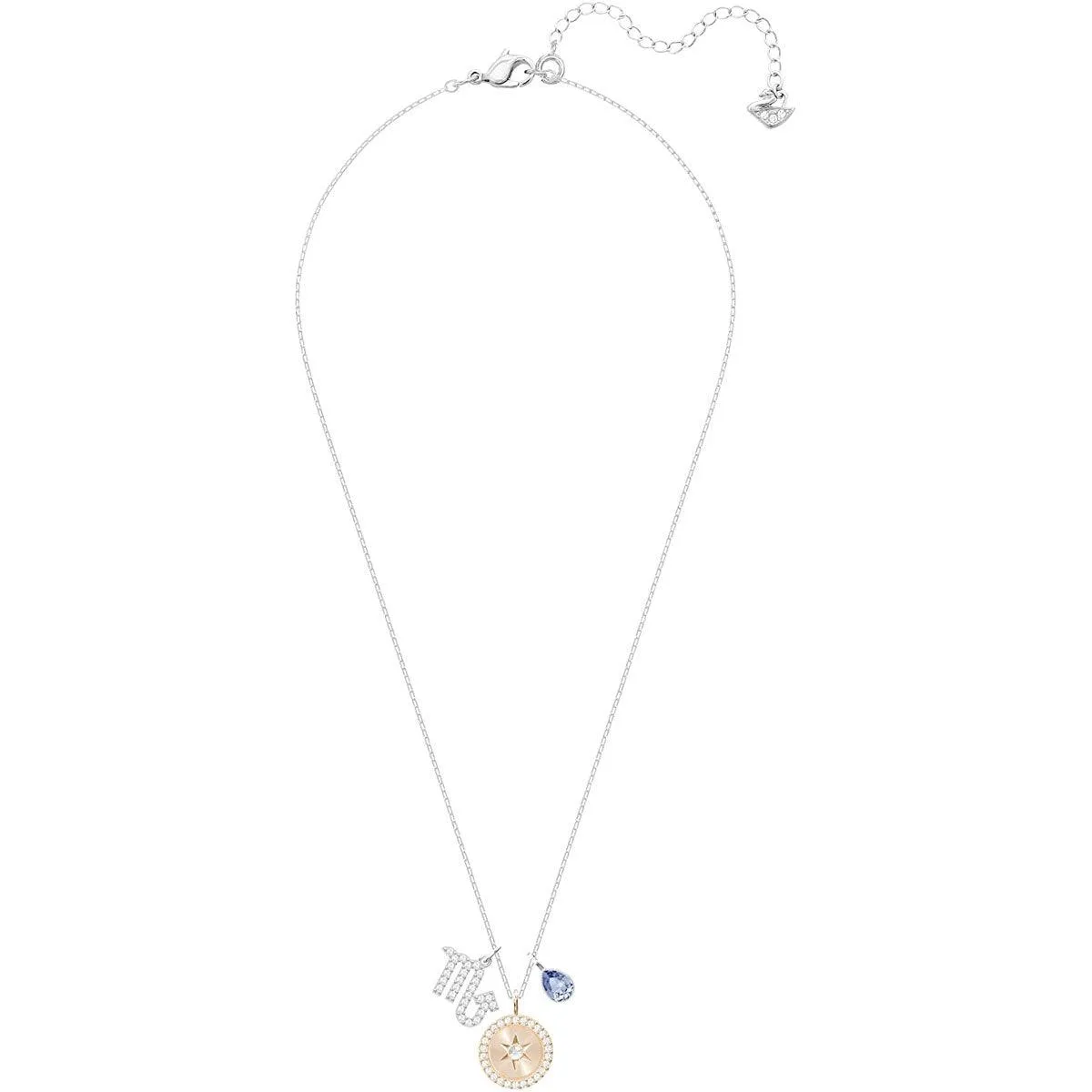 Swarovski Jewelry Swarovski Women's Pendant Necklace - Zodiac Scorpio Sign Rhodium Plated | 5349222