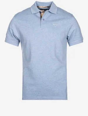 Tartan Pique Polo Blue