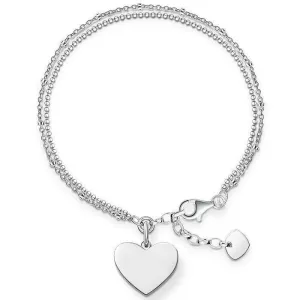 Thomas Sabo Jewellery Thomas Sabo Love Bridge Sterling Silver Heart Bracelet