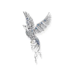 Thomas Sabo Jewellery Thomas Sabo Sterling Silver Phoenix Blue Stones Pendant