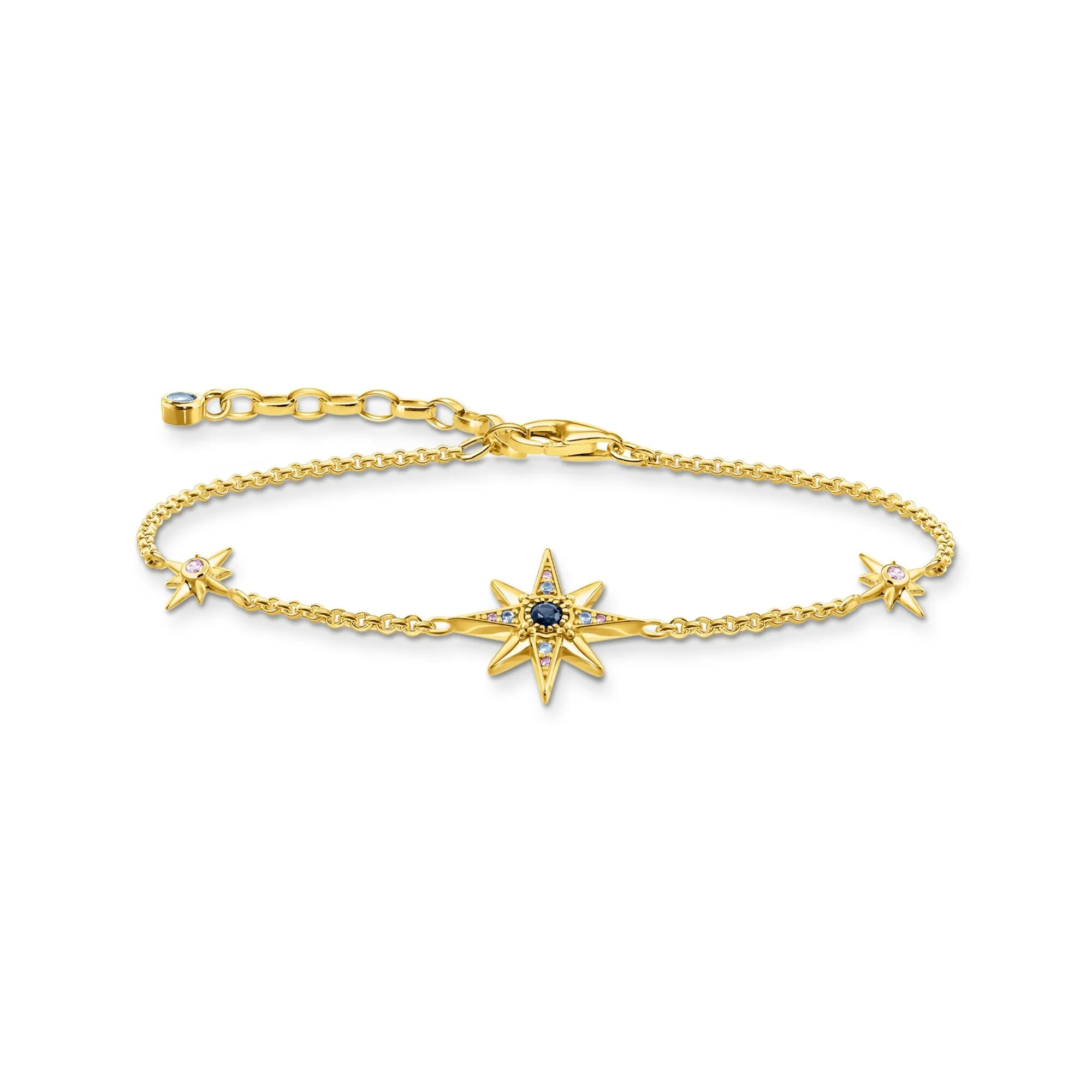 Thomas Sabo Womens Bracelets Bracelet royalty star dark blue stone