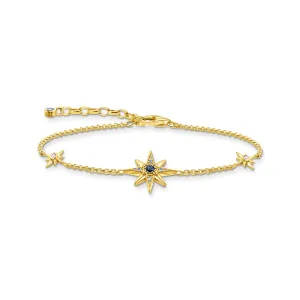Thomas Sabo Womens Bracelets Bracelet royalty star dark blue stone