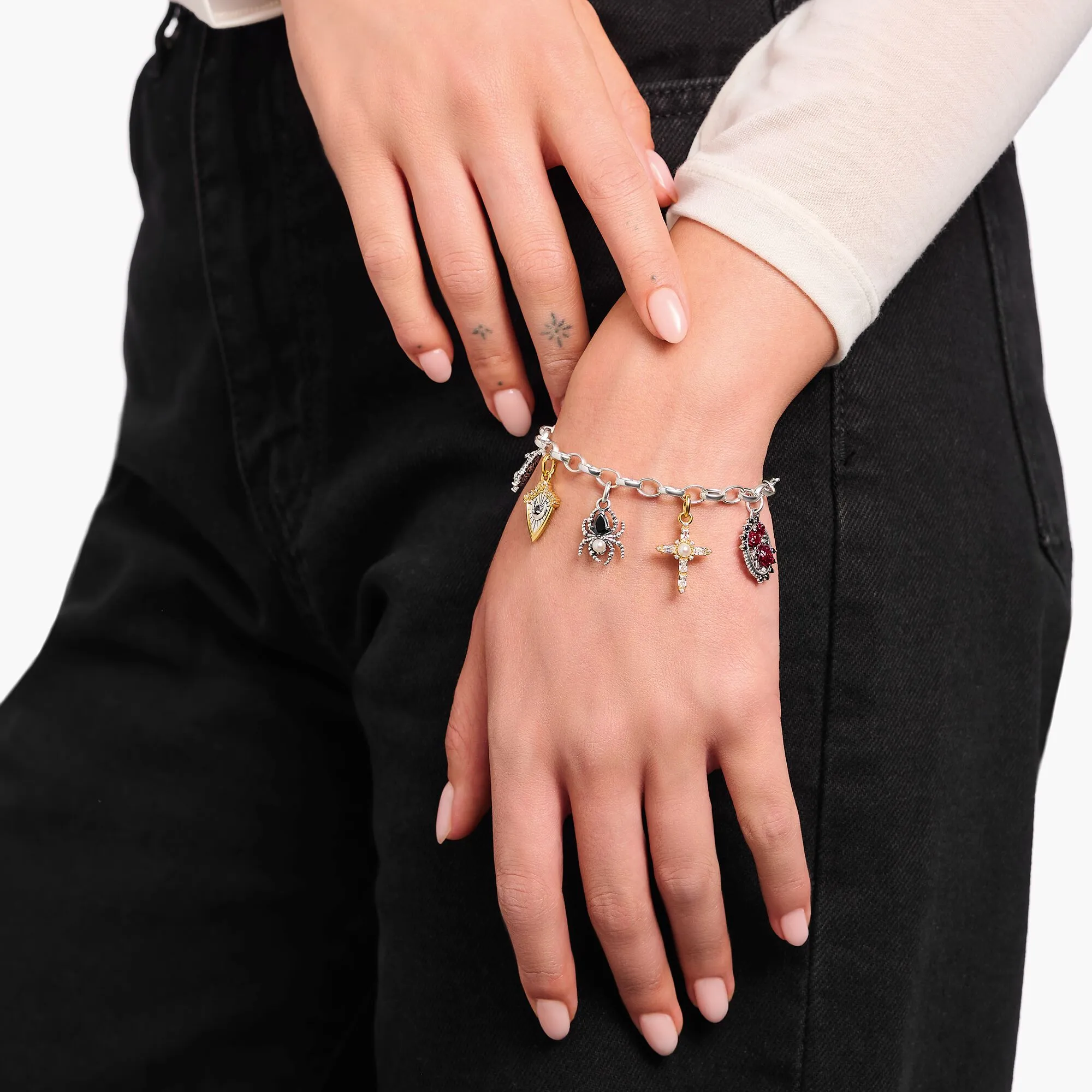 Thomas Sabo Womens Bracelets True Romance bracelet with pendants