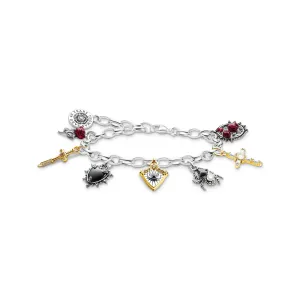 Thomas Sabo Womens Bracelets True Romance bracelet with pendants