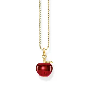 Thomas Sabo Womens Necklaces Gold Apple Necklace