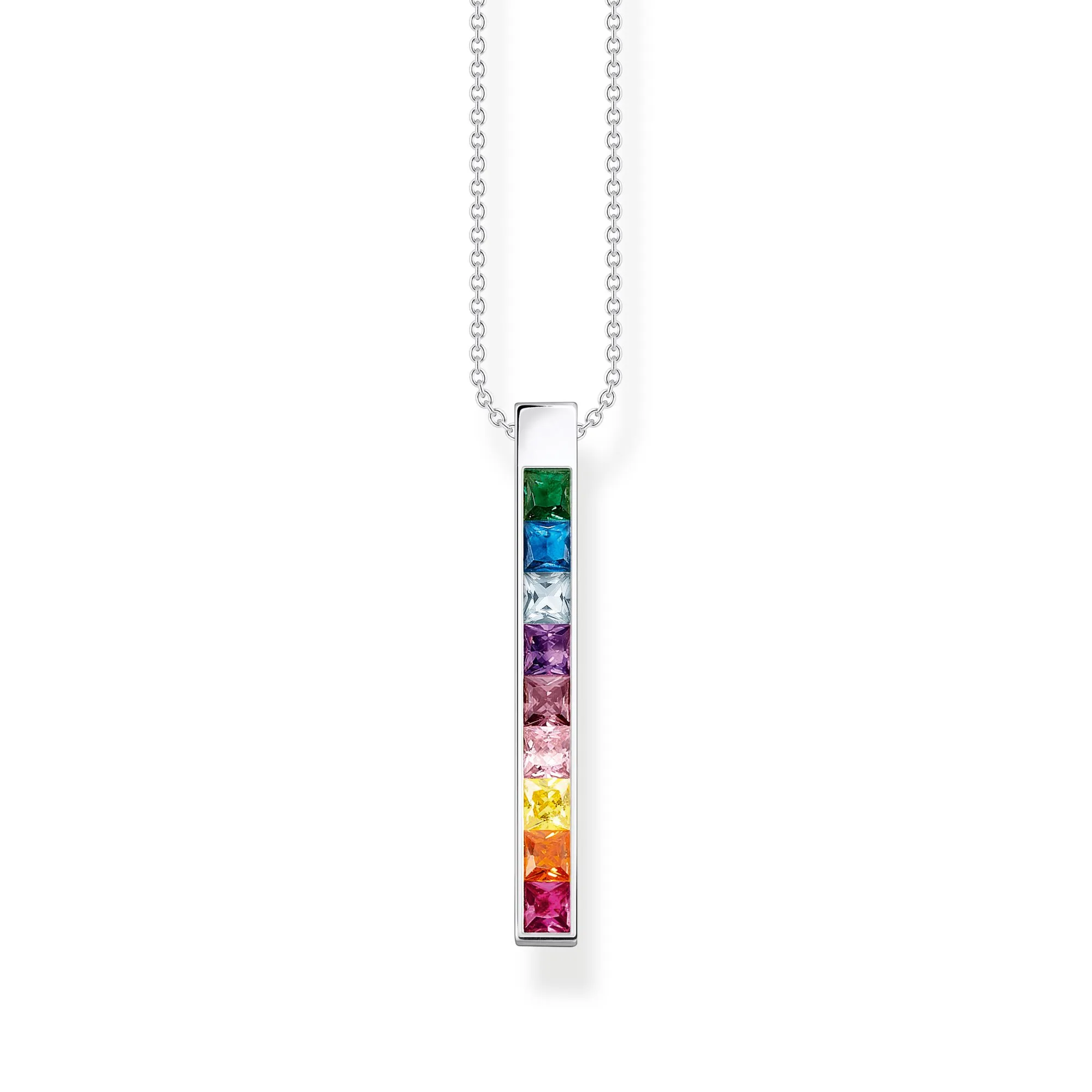 Thomas Sabo Womens Necklaces Necklace colourful stones silver