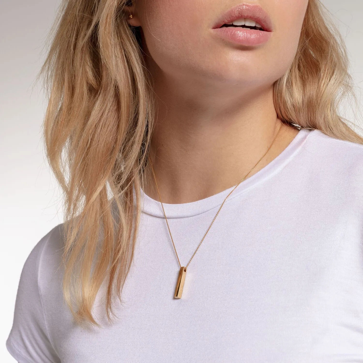 Thomas Sabo Womens Necklaces Necklace Golden Cuboid