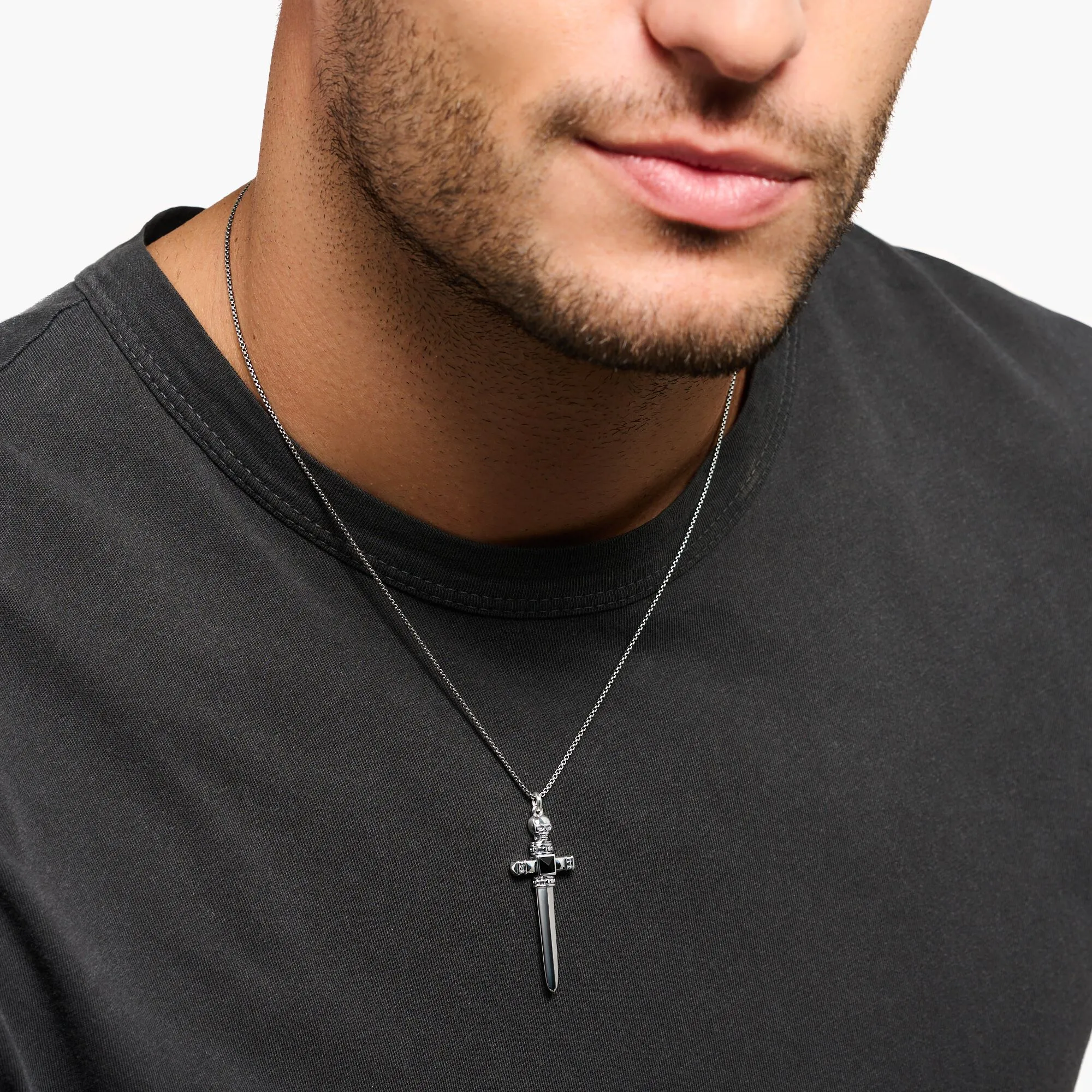 Thomas Sabo Womens Necklaces Necklace Sword Silver