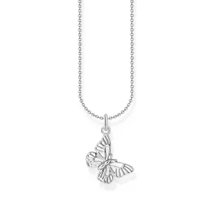 Thomas Sabo Womens Necklaces Necklace with butterfly pendant