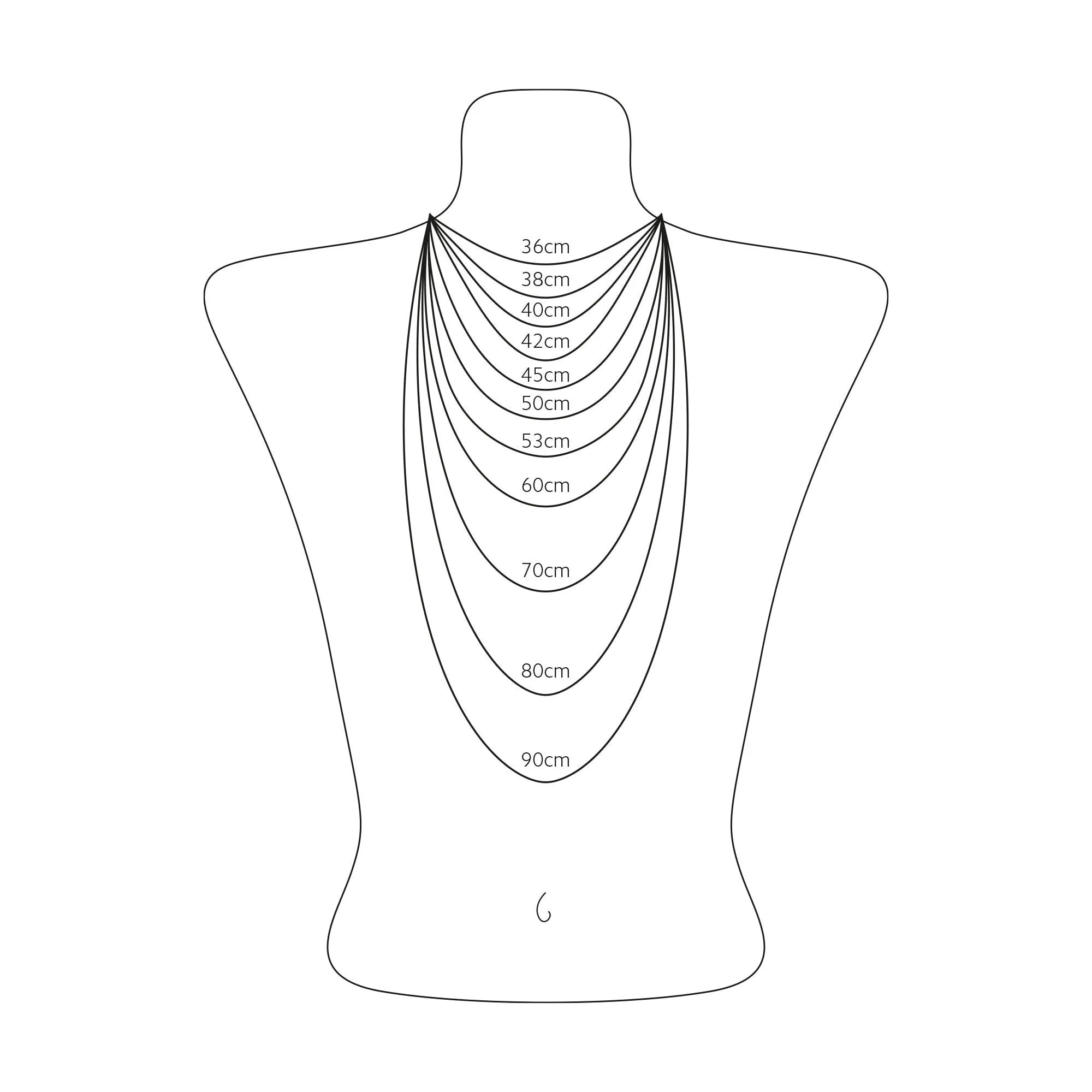 Thomas Sabo Womens Necklaces Silver Link necklace with two ring clasps and white zirconia