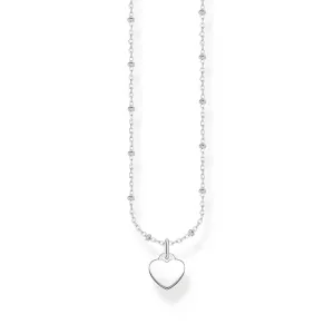 Thomas Sabo Womens Necklaces Silver necklace with heart pendant