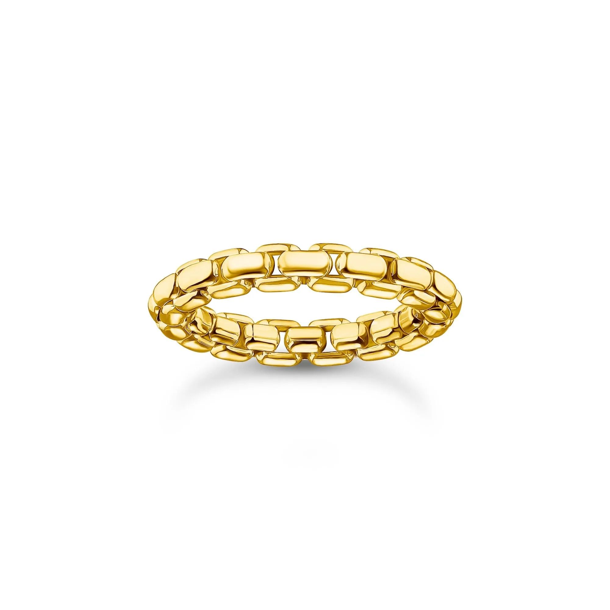 Thomas Sabo Womens Rings Box chain ring gold-plated