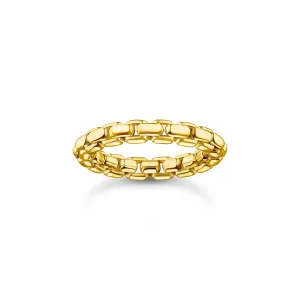 Thomas Sabo Womens Rings Box chain ring gold-plated