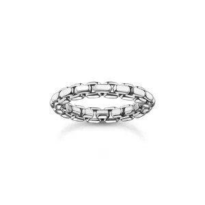 Thomas Sabo Womens Rings Box Chain-Ring Silver