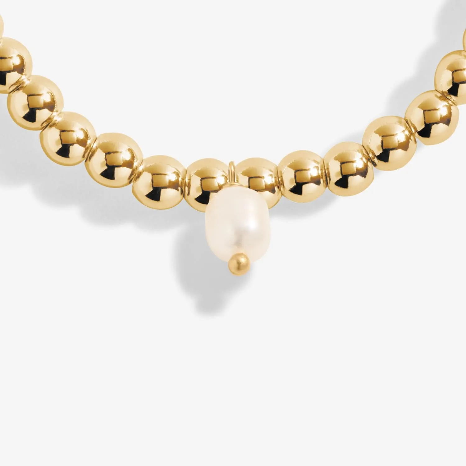 Three Pearl Gold Plated Anklet 8626 Joma Jewellery