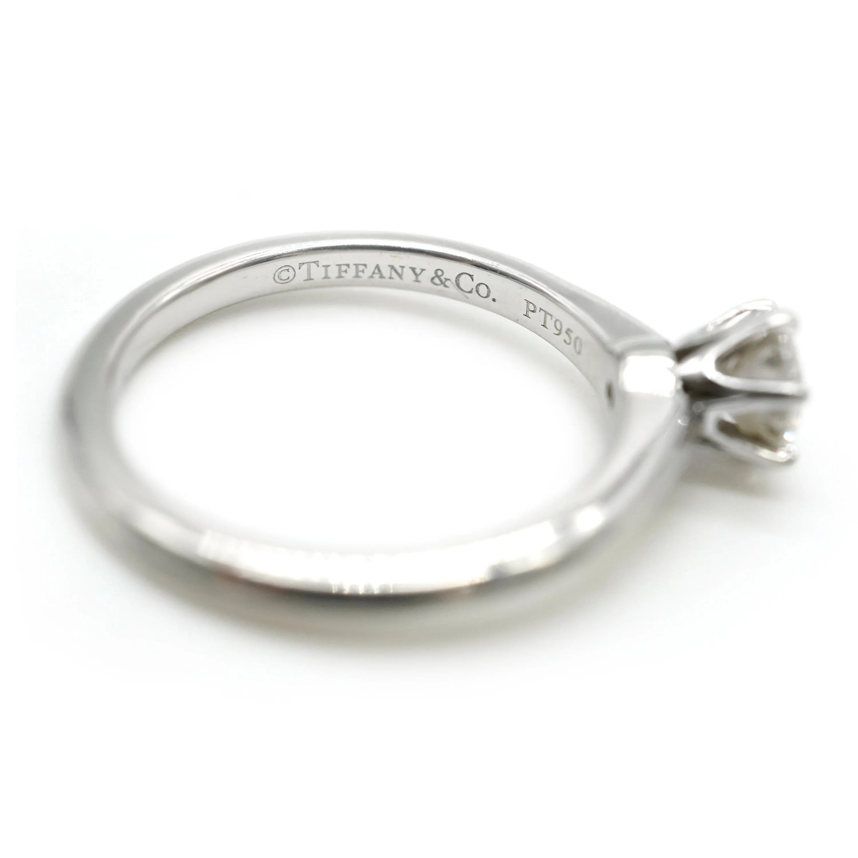 Tiffany & Co. Jewelry Solitarie Engagement Ring in Platinum  H VS1 0.49 ctw