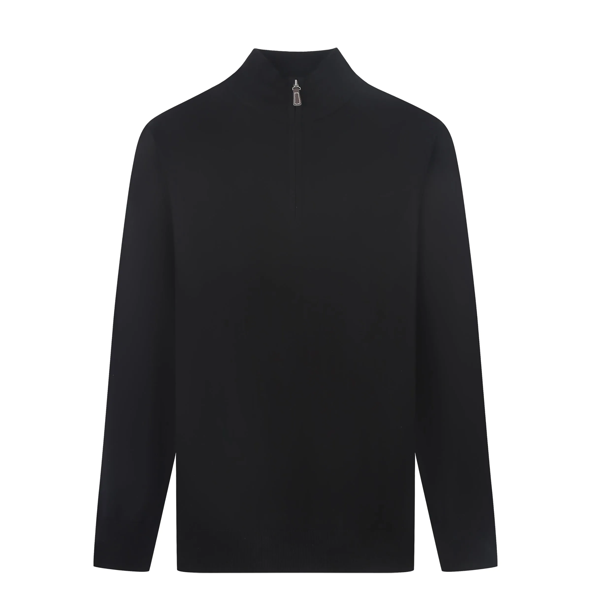 Tom Baine Men's Cashmere Feel Slim Fit Quarter Zip Sweater