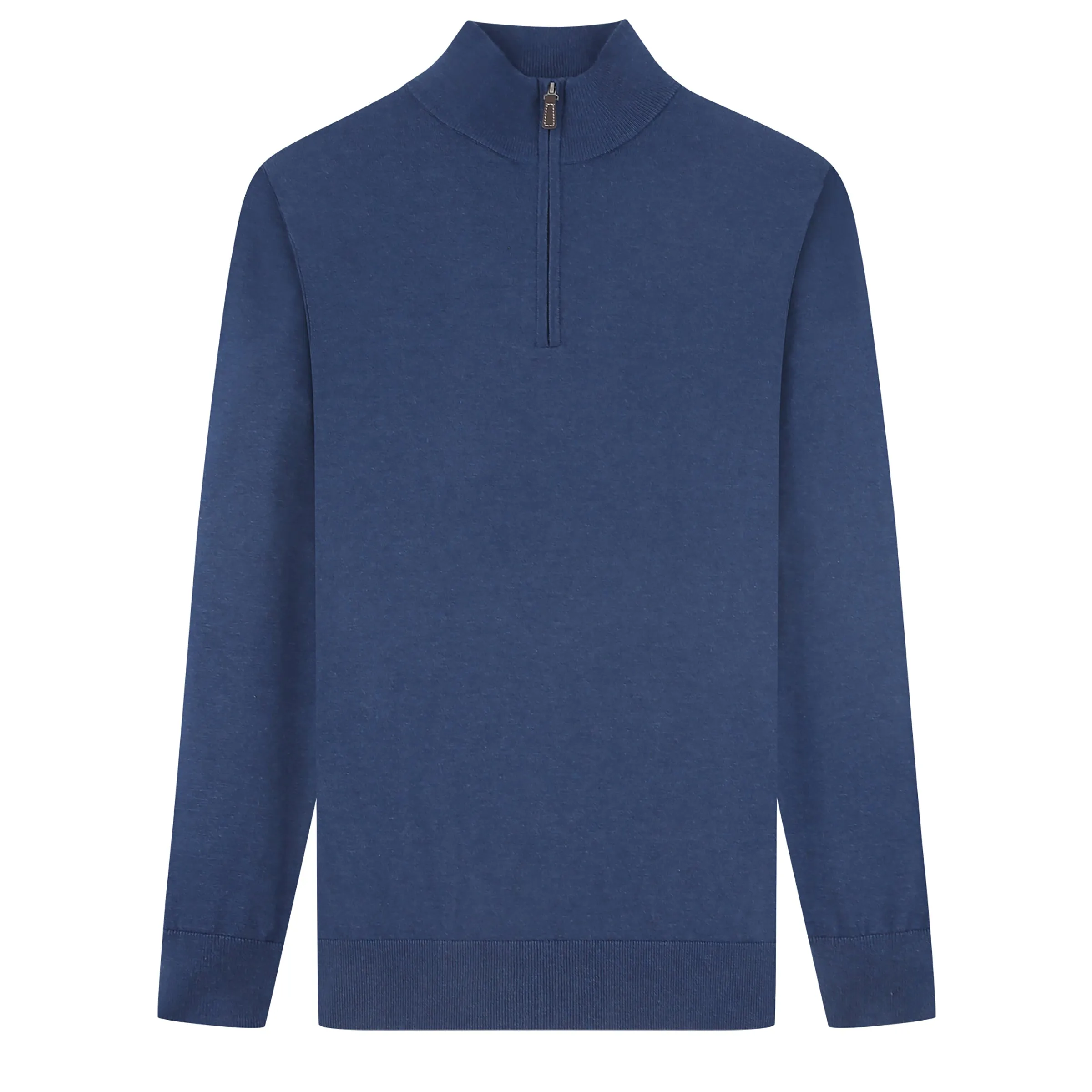 Tom Baine Men's Cashmere Feel Slim Fit Quarter Zip Sweater