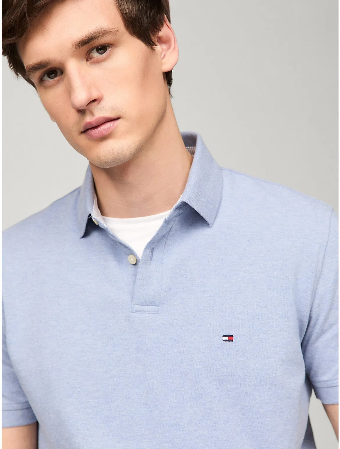 Tommy Hilfiger Men's Regular Fit Stretch Pique Polo