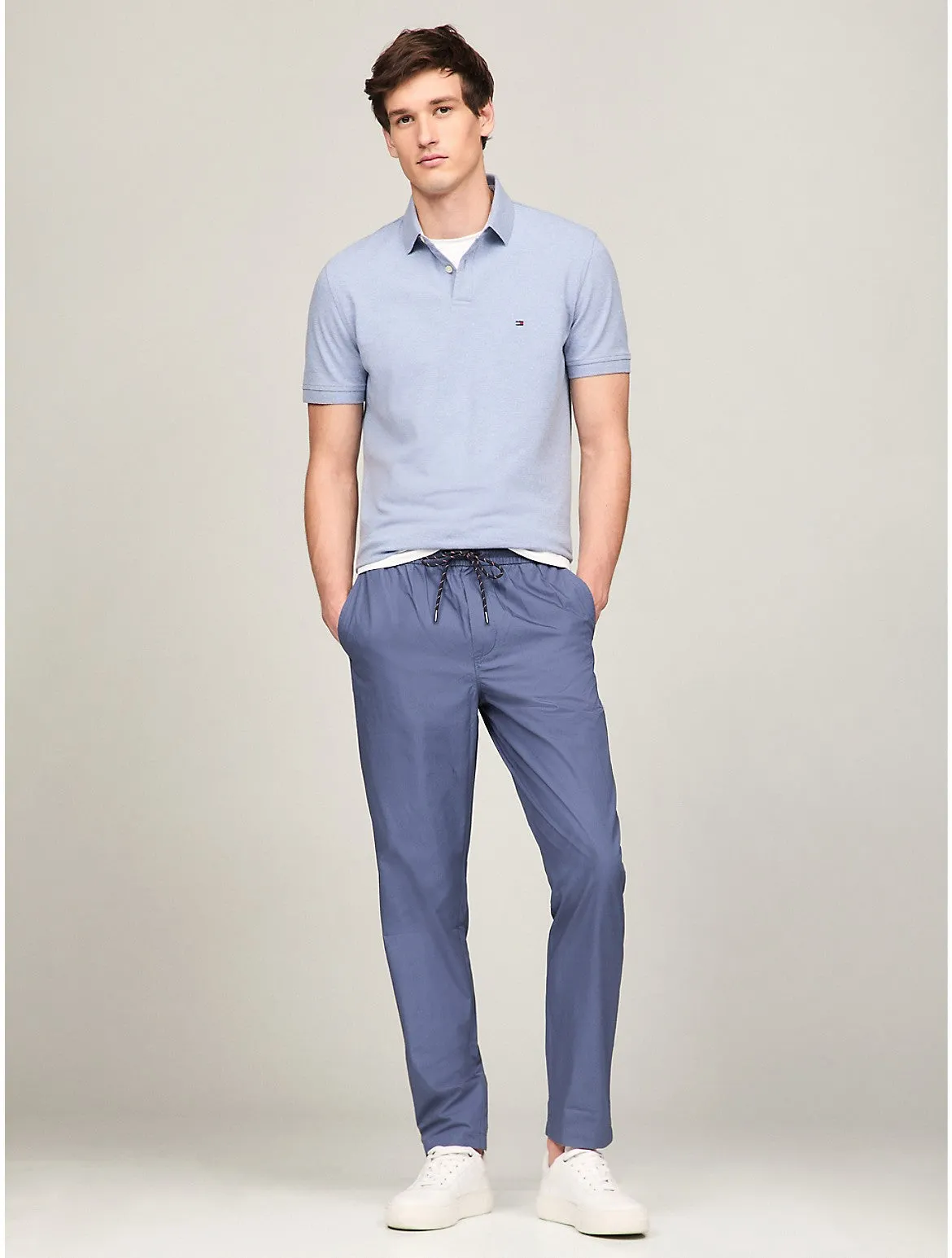 Tommy Hilfiger Men's Regular Fit Stretch Pique Polo
