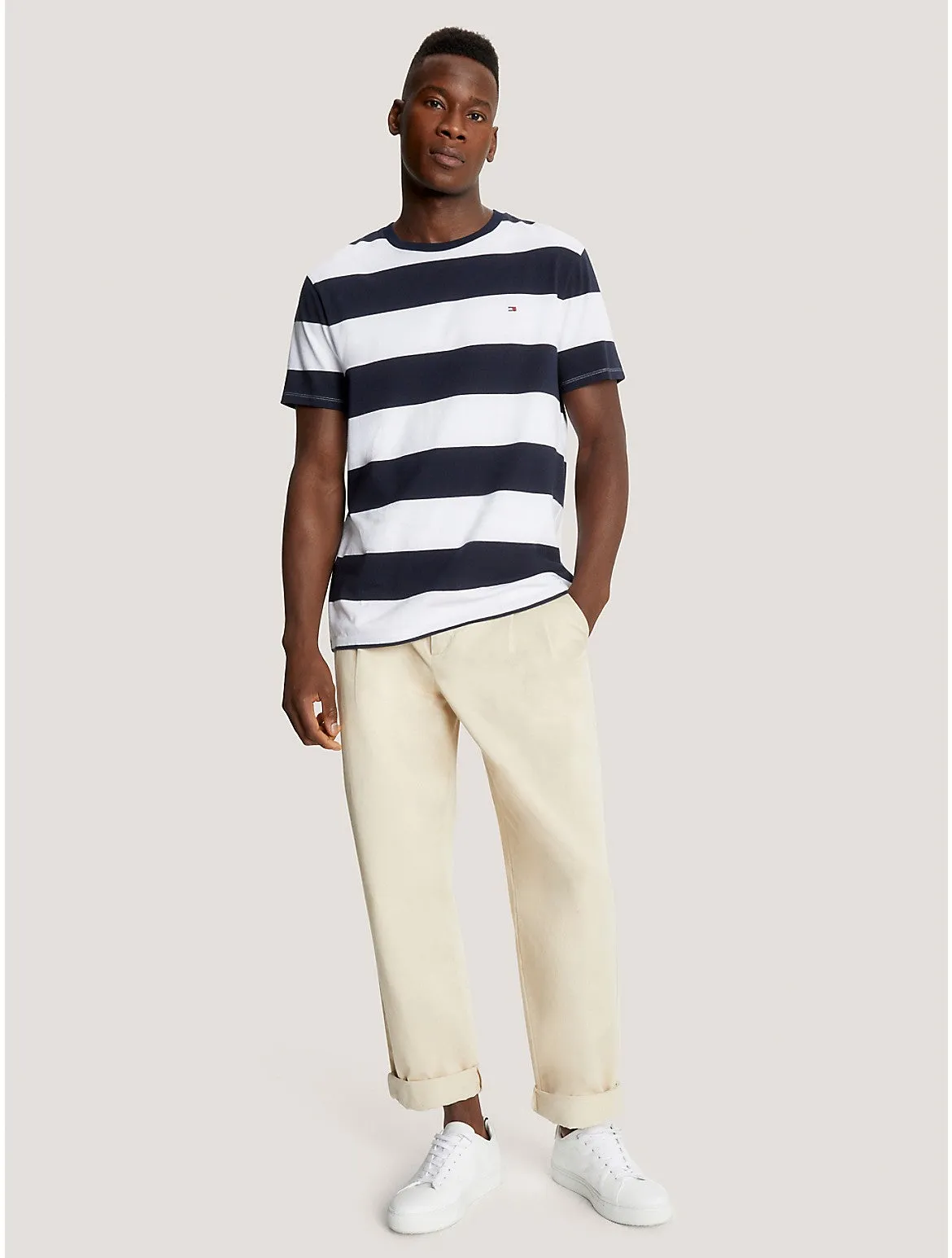 Tommy Hilfiger Men's Rugby Stripe T-Shirt