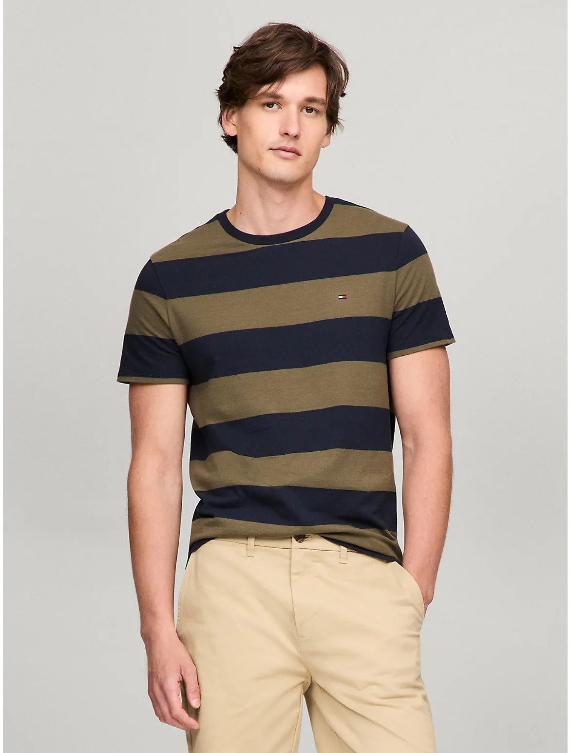 Tommy Hilfiger Men's Rugby Stripe T-Shirt