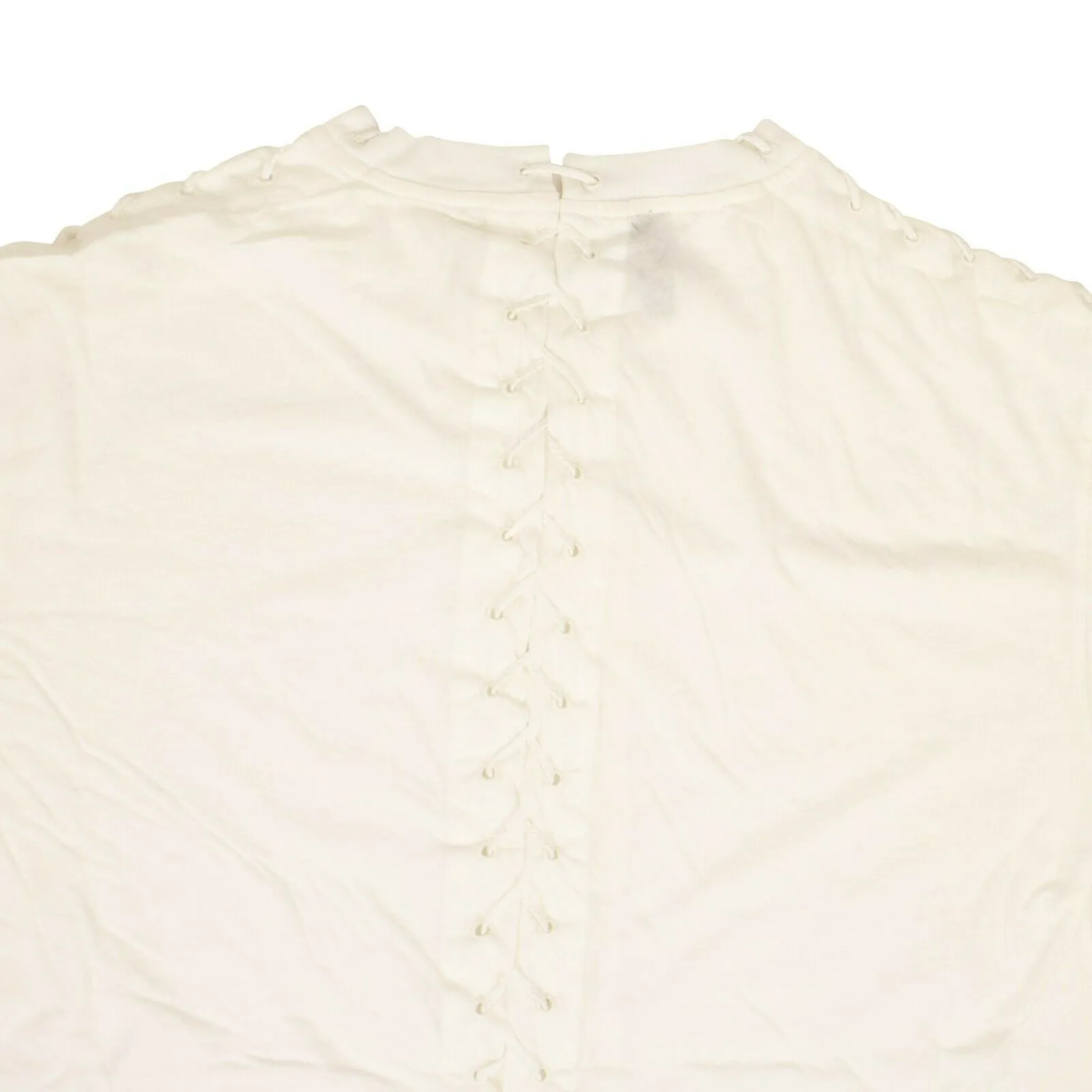 Unravel Project Lace Up T-Shirt - Ivory