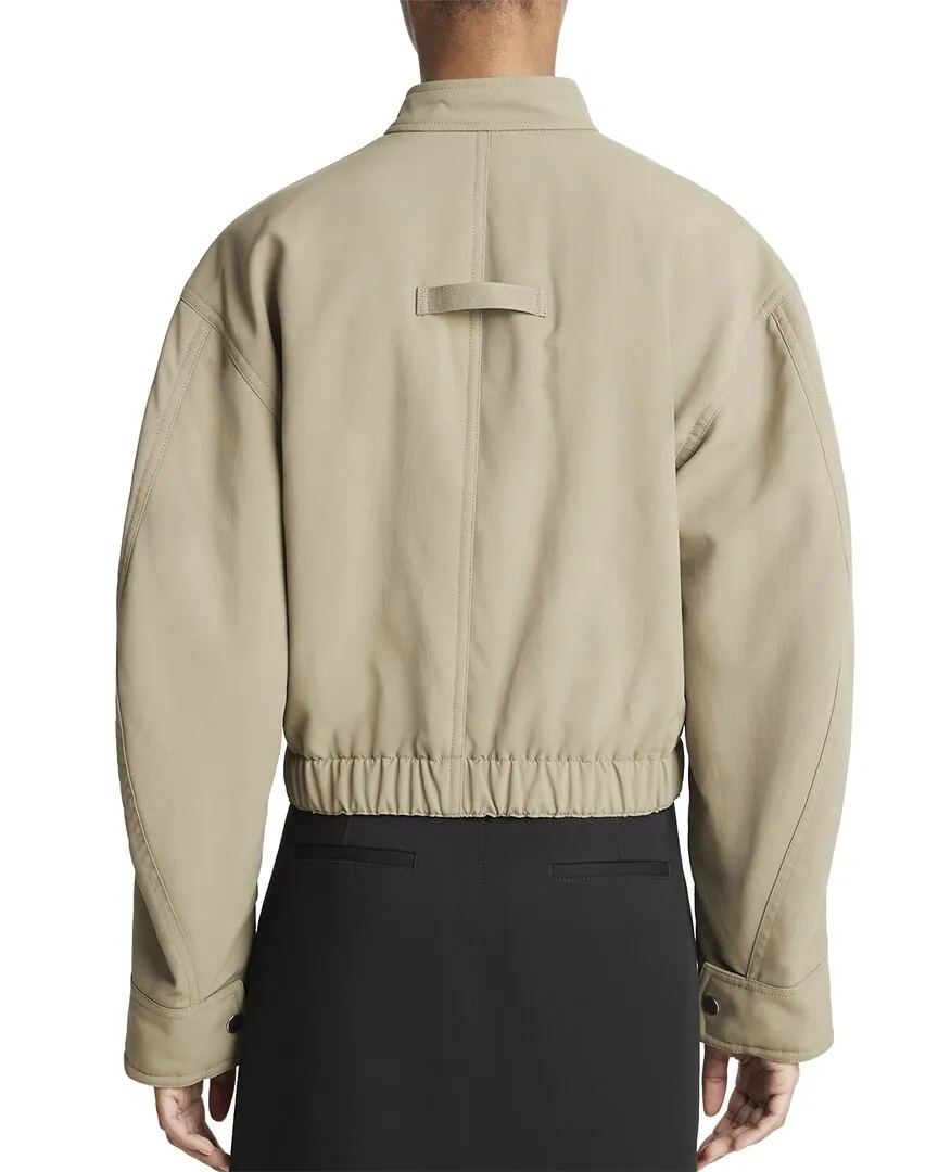 Vince Cropped Bomber Jacket