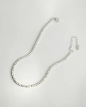 White Stone Anklet