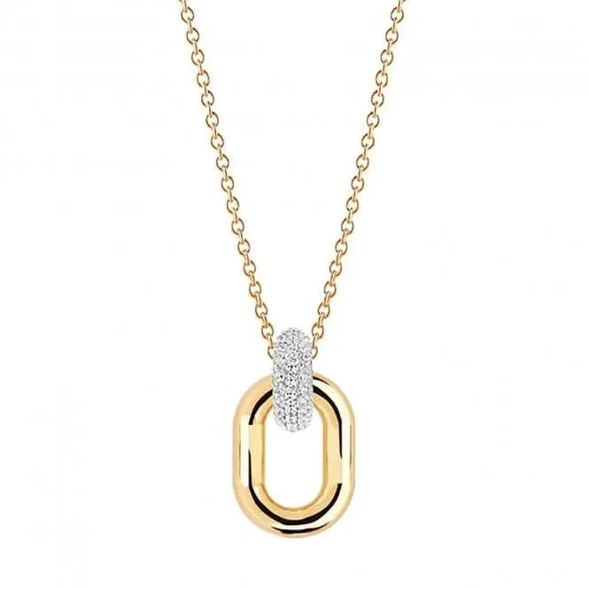 White Zirconia Capri Due Pendant SJ-P62018-CZ-SG45-60 Sif Jakobs Jewellery