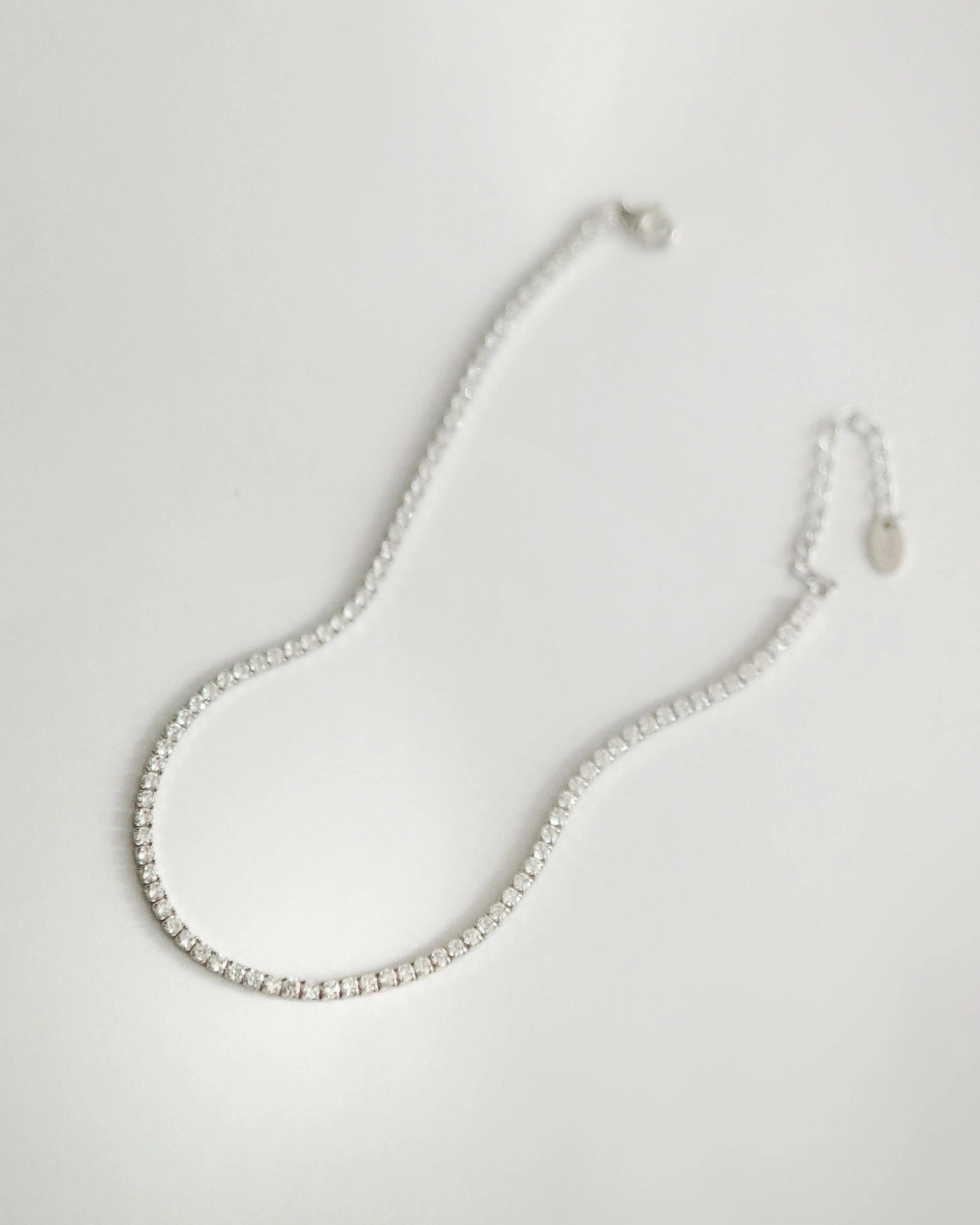 White Stone Anklet
