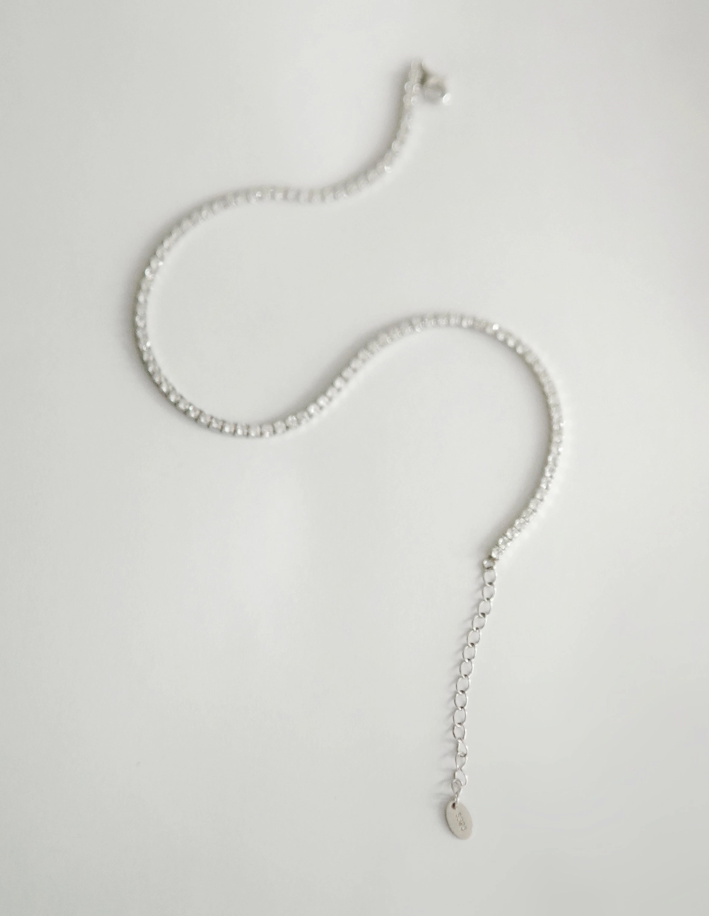 White Stone Anklet